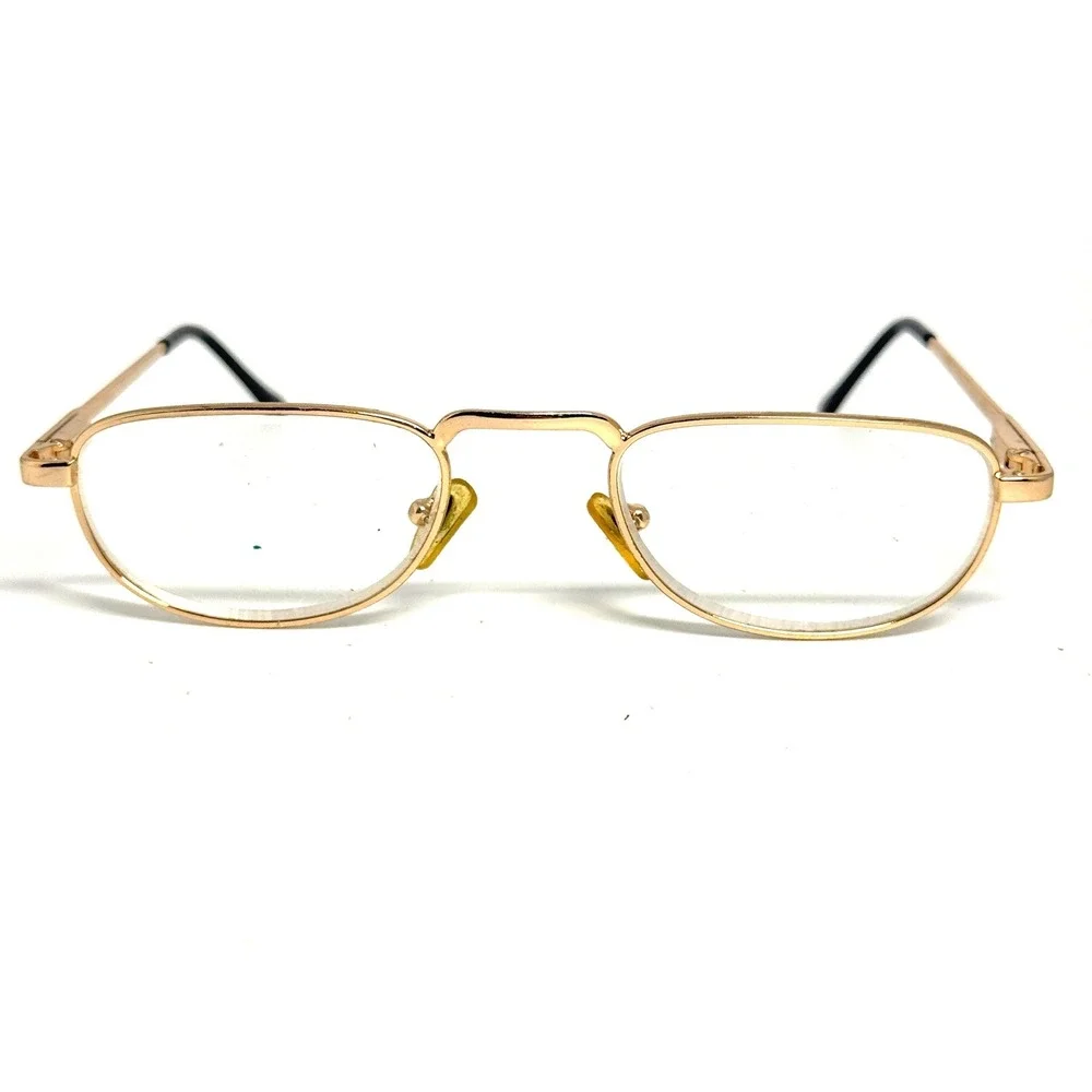 Royal Crown Italian Design 7515S Gold Metal Oval Eyeglass‎ Frames 50-18-140